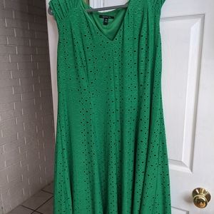 Kelly Green cap shelves dress